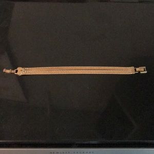 Keep Collective gold multi stand bracelet